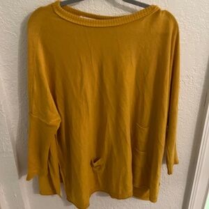 Mersea mustard yellow sweater